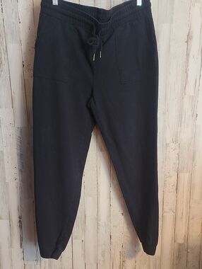 32 Degrees Black Drawstring Jogger Pants